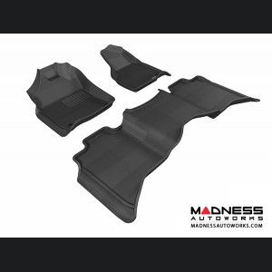 Dodge RAM 1500/ 2500/ 3500 Crew Cab Floor Mats (Set of 3) - Black by 3D MAXpider